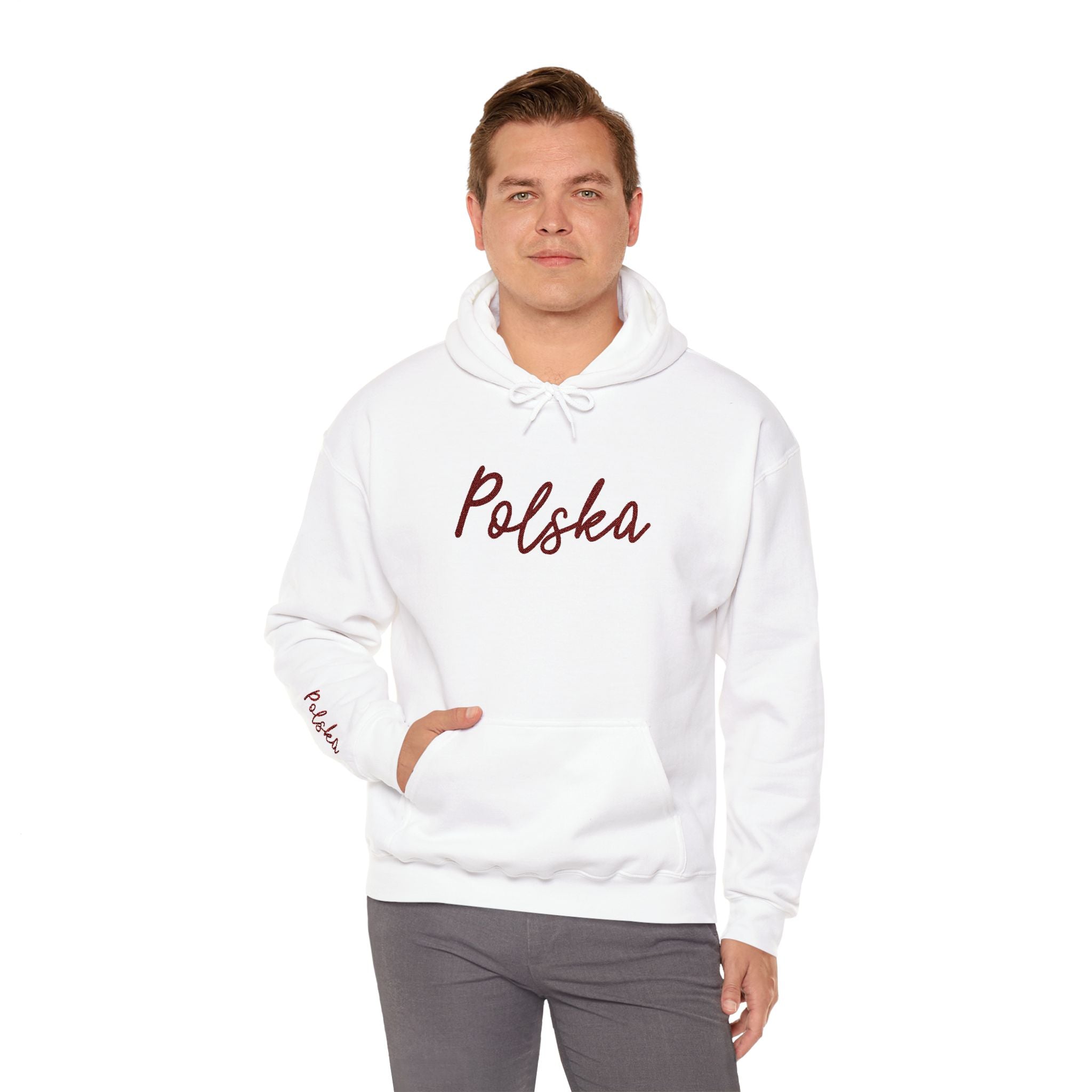 Polska Embroidery Heavy Cotton Heritage Hoodie