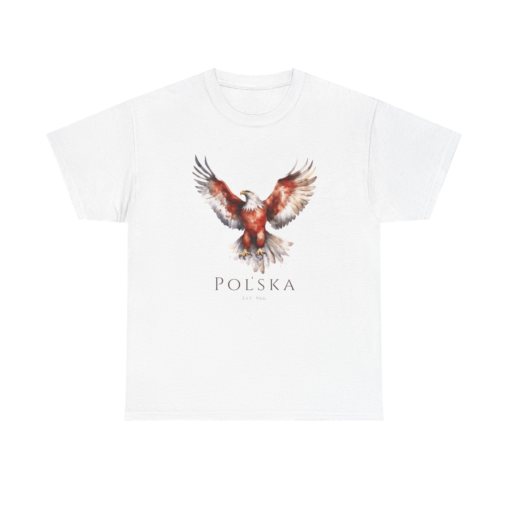 Polish Eagle Adult T-Shirt | Polska Orzeł | Polish Pride Shirt | Patriotic Polish Tee | Polish Identity Gift | Polish Canadian Apparel