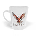 Polish Eagle Latte Mug | Polska Orzel | Polish Pride Gift | Polish Identity Mug | Patriotic Polish Coffee Cup