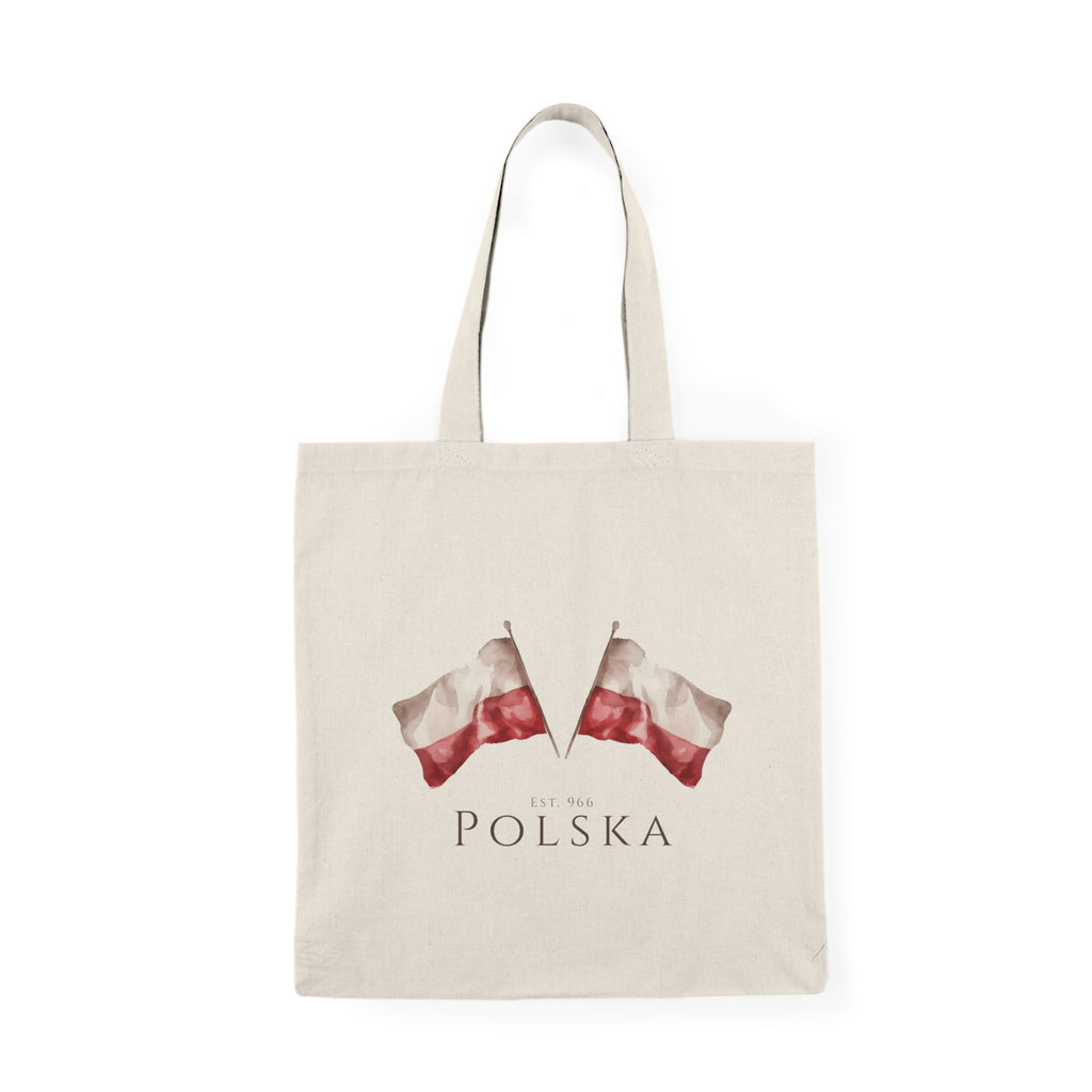 Polish Flag Tote Bag | Polska Flaga | Polish Pride Bag | Patriotic Polish Gift | Polish Canadian Heritage Tote