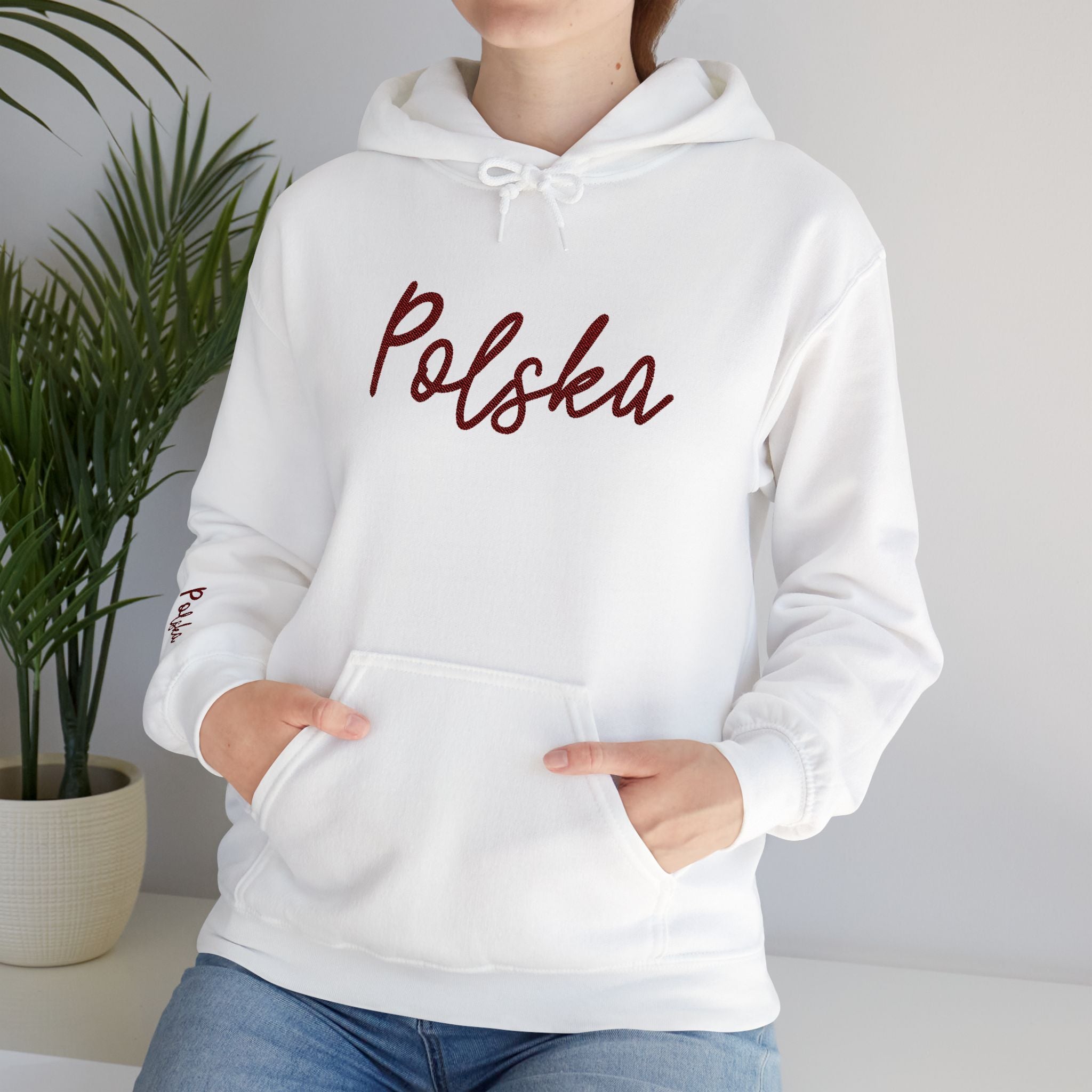 Polska Embroidery Heavy Cotton Heritage Hoodie
