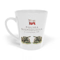Polish Independence Day Latte Mug 12oz | “Independent Poland” Design | Polska Niepodległa 11 listopada | Dzien Niepodleglosci | Patriotic Polish Coffee Cup | Polish Canadian Heritage Gift