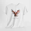 Polish Eagle Adult T-Shirt | Polska Orzeł | Polish Pride Shirt | Patriotic Polish Tee | Polish Identity Gift | Polish Canadian Apparel